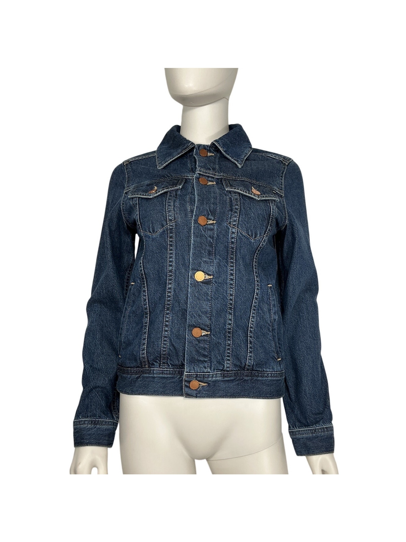 Ag Denim Jeans Classic Blue Mya Denim Jacket Size S